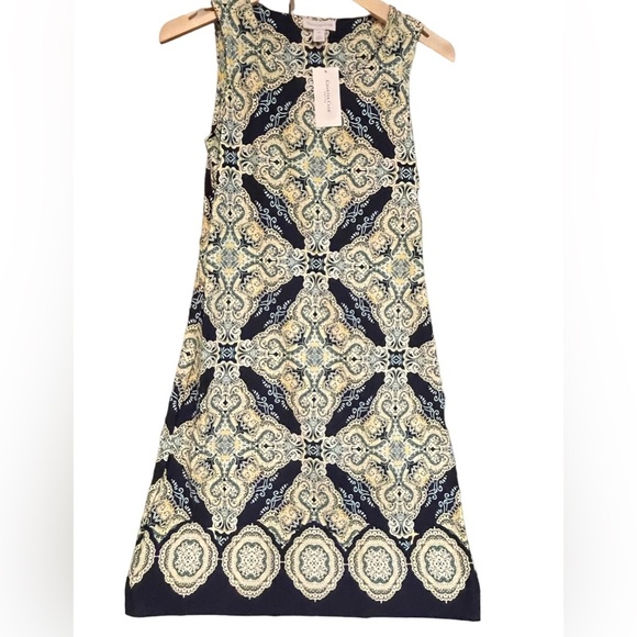 🔥💙NWT Charter Club size SP (Small Petite) stretchy dress. Navy/blue/white - Picture 1 of 6